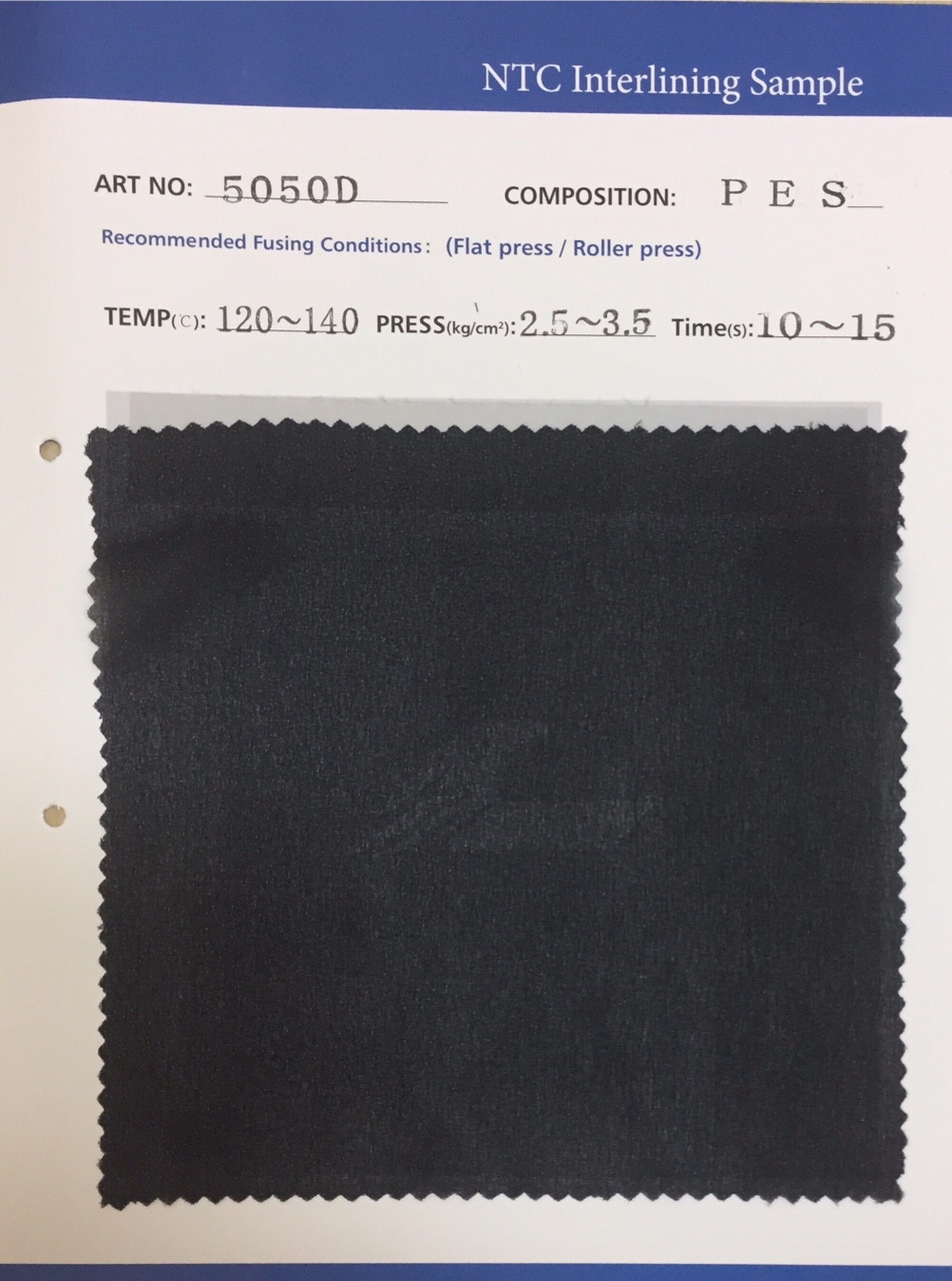 Keo dựng vải 5050D đen - Công Ty TNHH Hàng Dệt NTC